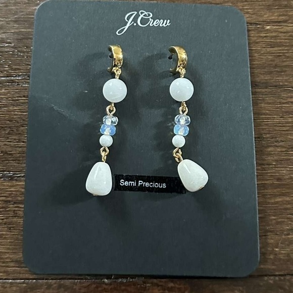 J.Crew Faceted stone drop earrings-new - Picture 4 of 6